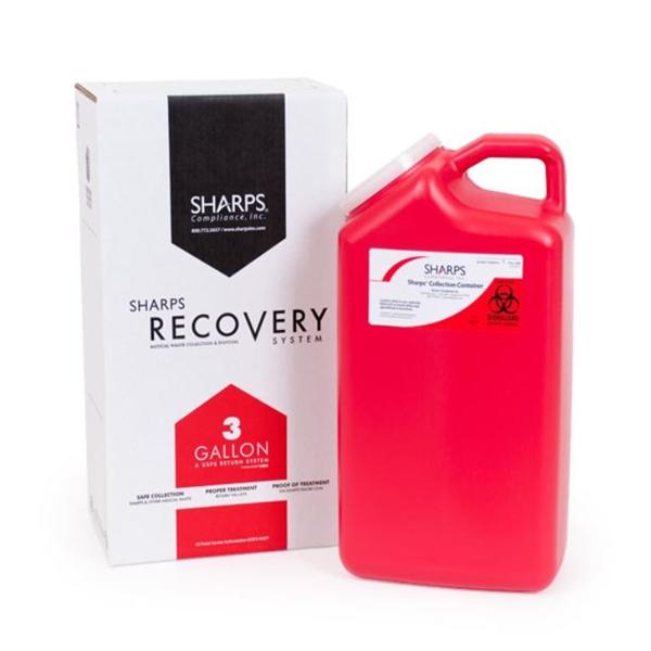 Mailer System Recovery 3gal Plastic Red Ea